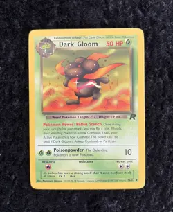 Dark Gloom 36/82 Team Rocket Regular Pokemon TCG Card NM - Image 1