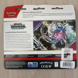 Pokemon TCG Scarlet & Violet Temporal Forces 3 Pack Triple Blister Cleffa Sealed - Image 2