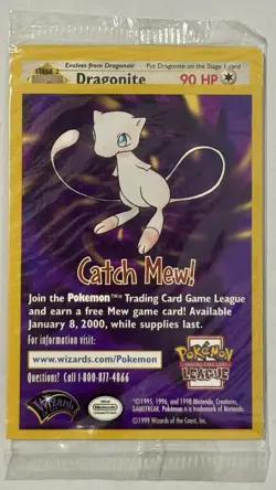 Pokemon Dragonite Movie Promo 05/53 Wotc Promo English 1999 Sealed - Image 1