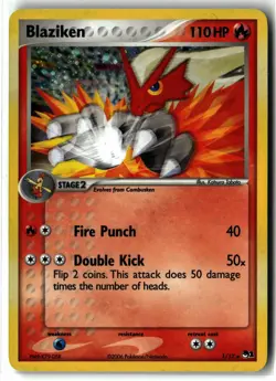 Blaziken ⭐ 1/17 Holo Rare POP Series 1 2004 Pokemon LP - Image 1