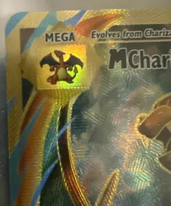 Pokemon XY Evolutions Mega M Charizard EX 101/108 Full Art Ultra Rare LP-MP - Image 3