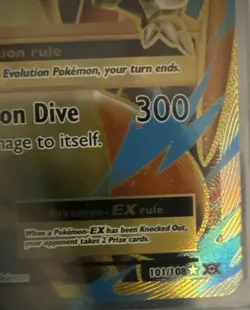 Pokemon XY Evolutions Mega M Charizard EX 101/108 Full Art Ultra Rare LP-MP - Image 5