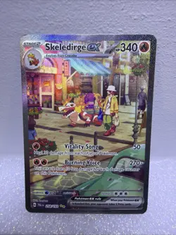 Pokemon Skeledirge EX Special Illustration Rare 258/193 Paldea Evolved Holo - Image 1