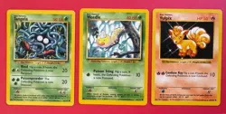 POKEMON TANGELA 66/102, WEEDLE 69/102, VULPIX 68/102 LOT OF 3 - Image 1