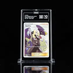 2019 POKEMON SUN & MOON HIDDEN FATES #SV82 FULL ART/CYNTHIA TAG 10 PSA - Image 1