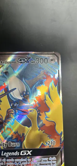 Pokemon Moltres & Zapdos & Articuno GX TAG TEAM Full Art 66/68 Hidden Fates Holo - Image 3