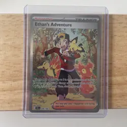 Pokemon Ethan's Adventure 236/182 Destined Rivals SIR Holo NM - Image 1