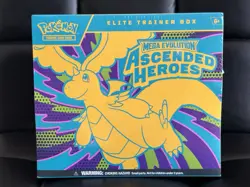 Pokemon TCG: Mega Evolution Ascended Heroes Elite Trainer Box SEALED - Image 1