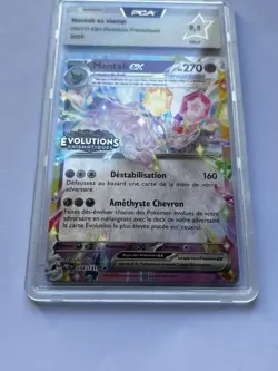 Carte Grade Pokemon Mentali Ex Stamp Evolutions Prismatiques 034/131 PCA 9,5 FR - Image 2