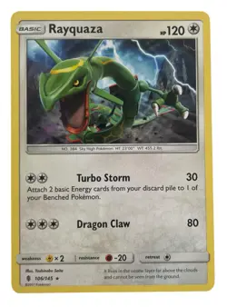 Rayquaza 106/145 – Guardians Rising – Lightly Played Rare Pokemon - Image 1