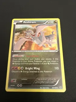 Reshiram 63/108 Holo Rare XY Roaring Skies Pokemon TCG LP - Image 1