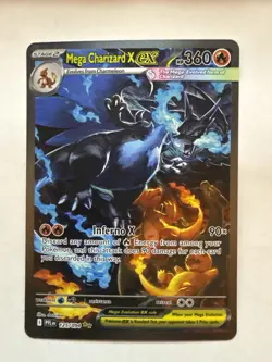 2025 Pokemon Mega Charizard X ex Special Illustration Rare 125/094 NM 🔥 - Image 1