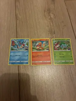Pokemon TCG - Bulbasaur Charmander Squirtle GO Promos SWSH231 SWSH232 SWSH233 - Image 1