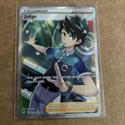 Pokemon Judge Ultra Rare SWSH Silver Tempest Trainer Gallery TG25/TG30 - Image 1