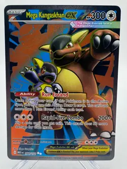 Mega Kangaskhan ex 164/132 Ultra Rare Holo Pokemon Mega Evolution - Image 1