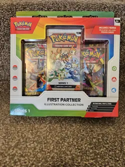 Pokemon TCG First Partner Illustration Collection Series 1 New Factory Sealed - Image 1