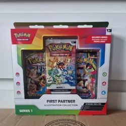 Pokemon TCG First Partner Illustration Collection Series 1. New Sealed - Image 1