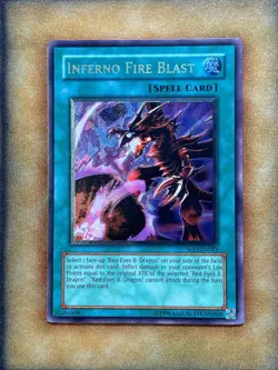 Yugioh Inferno Fire Blast SOD-EN042 Ultimate Rare NM - Image 1