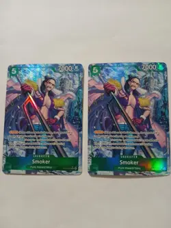 Smoker (Parallel) OP10-030 One Piece Royal Blood Foil set of 2 great condition - Image 1