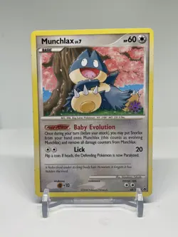 Munchlax 68/100 Promo Advent Countdown Calendar 2008 Snowflake Stamp - LP - Image 1