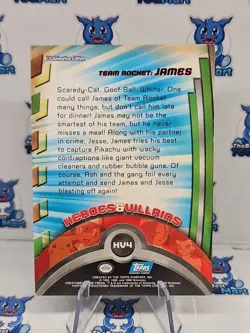 Pokemon Topps Heroes & Villains Team Rocket James #HV4 HP - Image 2