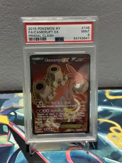 PSA 9 MINT Camerupt EX Full Art 146/160 Primal Clash XY 2015 Pokemon - Image 2