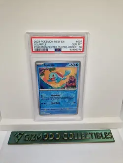Squirtle 007/165 Pokemon Center Stamped PSA 10 Pokemon Scarlet & Violet 151 - Image 3