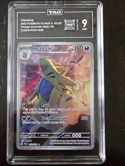 TAG 9 Tyranitar 222/193 Paldea Evolved Illustration Rare - Pokemon TCG - Image 1