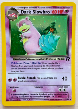 Pokemon - Dark Slowbro 12/82 Team Rocket Holo - Lightly Played - Very Clean! - Image 1