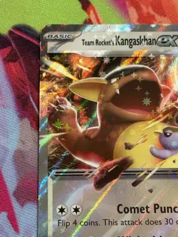Pokemon Ascended Heroes #162/217 Team Rocket's Kangaskhan ex Double Rare Holo - Image 4