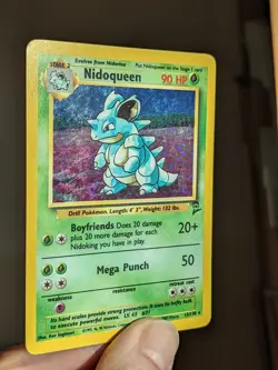Pokemon: Nidoqueen 12/130 Holo Rare. Base Set 2. LP - Image 4