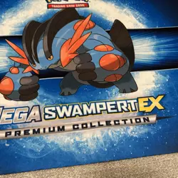 Pokemon Mega Swampert EX Premium Collection Official Playmat Mousepad - Image 3