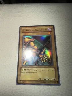 Left Arm of the Forbidden One LOB-123 1st Edition Holo Card - Image 2