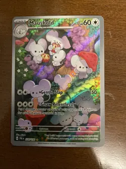 Pokemon TCG Maushold 226/193 Paldea Evolved Illustration Rare Card NM Condition - Image 1