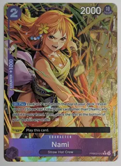 One Piece TCG The Best Vol 2 PRB-02 .. NAMI .. PRB02-012 .. Alt Art English - Image 1