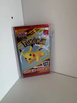 Pikachu McDonald's Promo pack only Japanese Pokemon pack - 1 Pack - Image 1