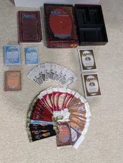 Magic the Gathering Lot - Revised Edition Empty Packs + Box + Book & More - Image 1