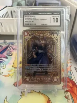 2025 ONE PIECE OP09-005 (SP) SILVERS RAYLEIGH SPECIAL ALT ART CGC 10 GEM MINT - Image 1