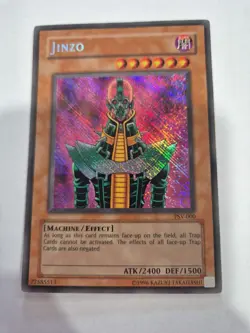 Jinzo PSV-000 NA Secret Rare REVERSE Foil holo Misprint Yu-Gi-Oh Card - Image 1