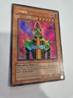 Jinzo PSV-000 NA Secret Rare REVERSE Foil holo Misprint Yu-Gi-Oh Card - Image 3