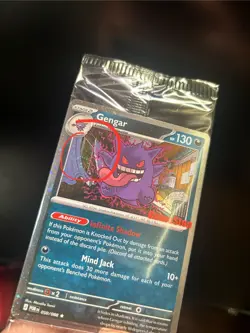 DOUBLE SWIRL 🌀🌀 Gengar 050/088 Gamestop STAMPED Perfect Order GS PROMO SEALED - Image 1