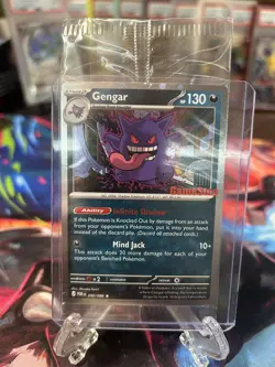 DOUBLE SWIRL 🌀🌀 Gengar 050/088 Gamestop STAMPED Perfect Order GS PROMO SEALED - Image 3