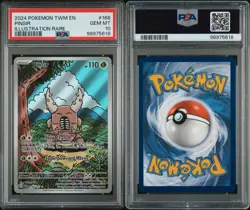 Pokemon 2024 PSA 10 Pinsir Illustration Rare Twilight Masquerade 168/167 Card - Image 1