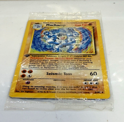 Machamp Pokemon 1st edition SEALED card - Image 3