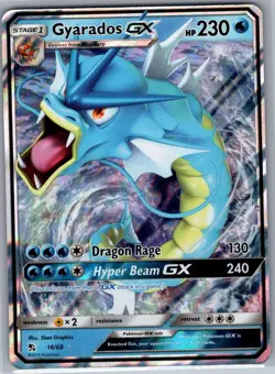 Gyarados GX 16/68 Hidden Fates - Pokemon Card - NM - Image 1