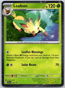 Leafeon - (Cosmos Holo) Holo Promo SV: Scarlet & Violet Promo Cards 170 NM - Image 1