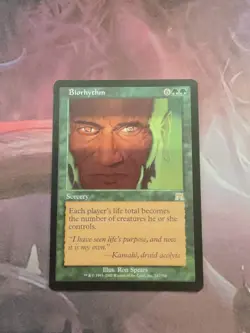 MTG 1x Biorhythm # 247 Onslaught Magic the Gathering Card x1 MP - Image 1