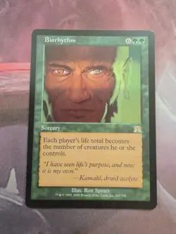 MTG 1x Biorhythm # 247 Onslaught Magic the Gathering Card x1 MP - Image 2