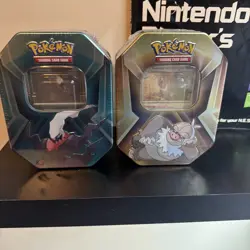 Pokemon Trading Card Game (Darkrai, Slaking, Tyranitar] Whammy Tin (Lot of 2) - Image 1