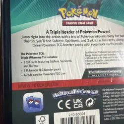 Pokemon Trading Card Game (Darkrai, Slaking, Tyranitar] Whammy Tin (Lot of 2) - Image 5